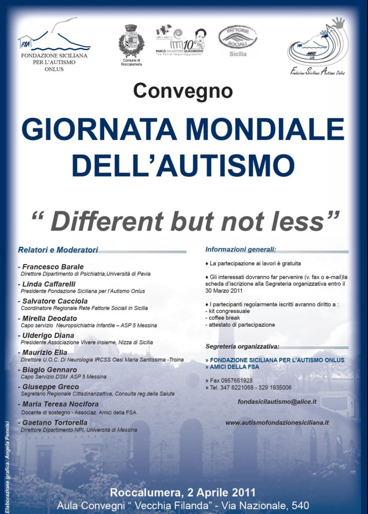 Convegno Giornata Mondiale sull’Autismo