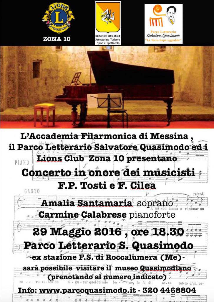 Concerto in memoria di F.P. Tosti e F. Cilea