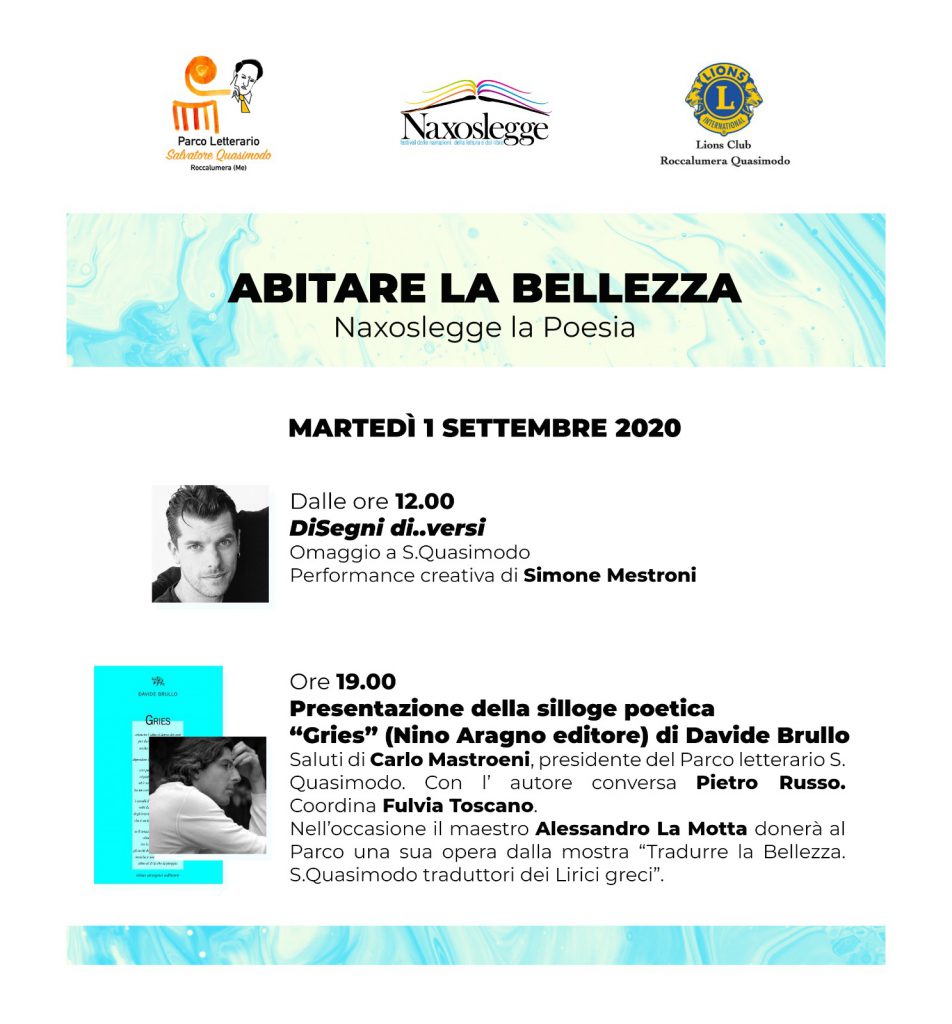 Naxoslegge la Poesia – 1 settembre 2020