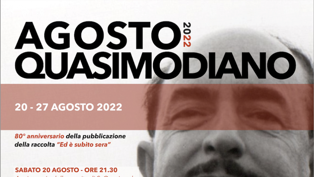 Programma “AGOSTO QUASIMODIANO 2022”