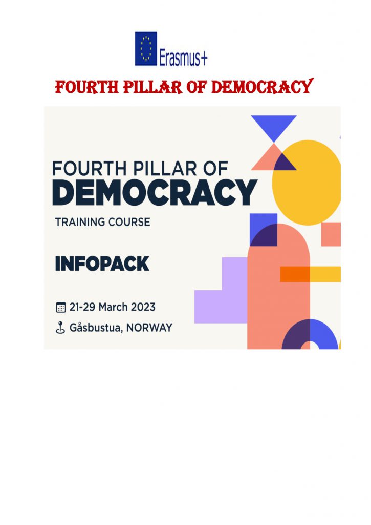 Progetto Erasmus+ KA153 “Fourth Pillar of Democracy”