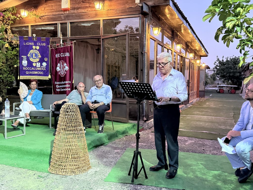 Matteo Collura al Parco Letterario Salvatore Quasimodo per il Book Club ’26